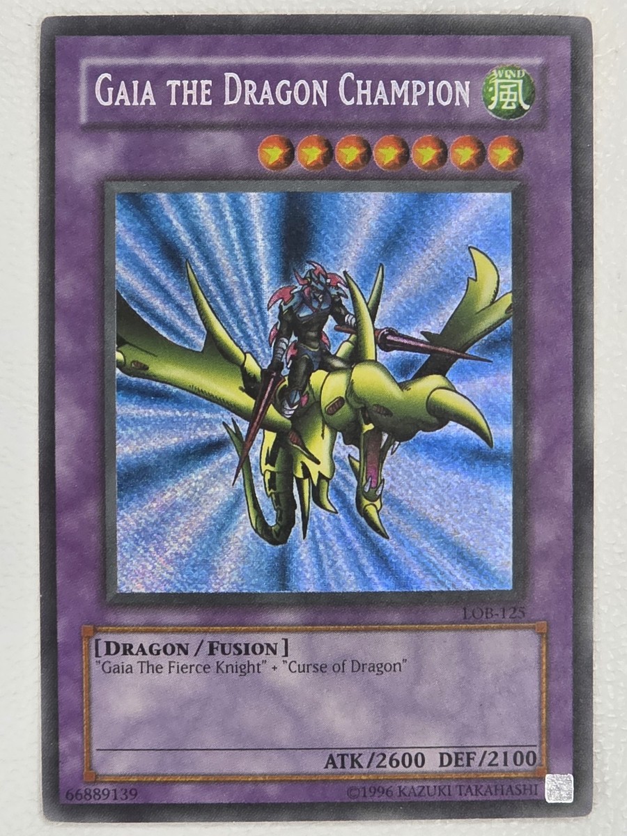 Gaia the Dragon Champion - LOB-125 - The Legend of Blue Eyes White