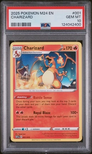 2025 POKEMON M24 EN-MCDONALD'S COLL #001 CHARIZARD PSA 10