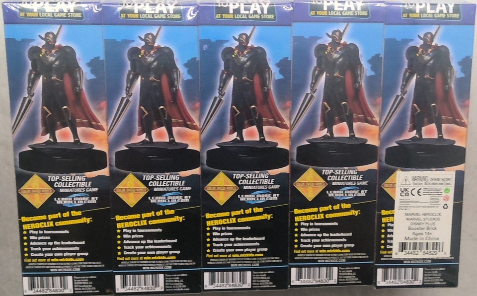 HEROCLIX ~ MARVEL DISNEY+ ~COLLECTIBLE MINIS~ BOOSTER BRICK (X10 ...