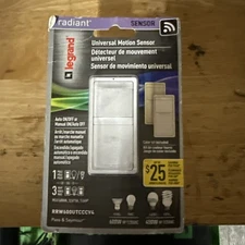 Legrand radiant RRW600UTCCCV4 600W Occupancy Motion Sensor Light Switch, 180