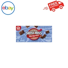 Swiss Miss Hot Cocoa Mix, 1.38 oz, 50-Count – Creamy Milk Chocolate Drink Packet