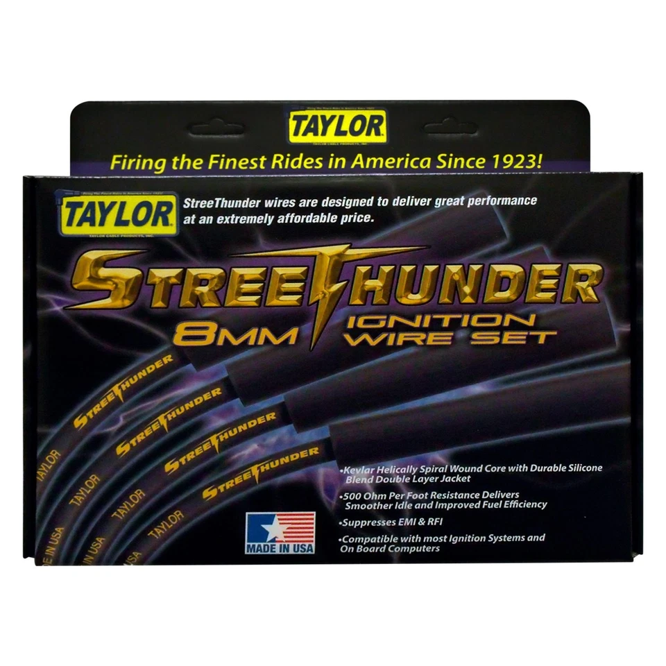 For Ford F-150 1997-1998 Taylor Cable 51089 Street Thunder 8mm Ignition Wire Set Foto 2 de 2