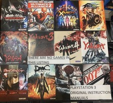 Playstation 3-Instruction Manuals-All Originals-Great Cond-NO GAME - FREE P&P