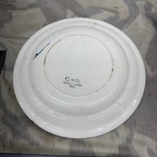 Original WW2 British Army Officers Mess Plate - 1944 Dated