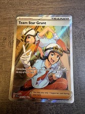 Pokémon TCG Team Star Grunt Scarlet Violet Holo Ultra Rare Card 242/198