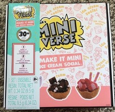 MGA's Miniverse Make It Mini Food/Ice Cream Social Brand NEW