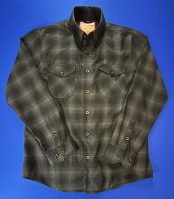 DIXXON Flannel Mama Tried Motorcycle Show Collab Plaid Mens Size Medium