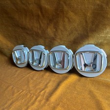 Honda Civic Wheel Center Hub Caps Rim Covers Silver Chrome 58mm 2.25 4x Pcs Honda Civic Wheel Center Hub Caps Rim Covers Silver Chrome 58mm 2.25 4x Pcs