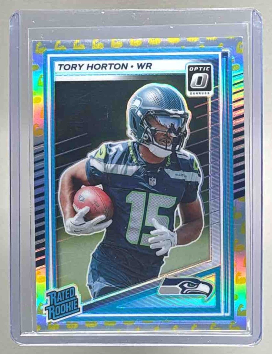 Tory Horton 2025 Panini Donruss Optic #295 Flex Prizm Rated Rookie /199
