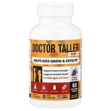 Doctor Taller™, For Kids Ages 2-9 Years, Grape, 60 Chewable Tablets