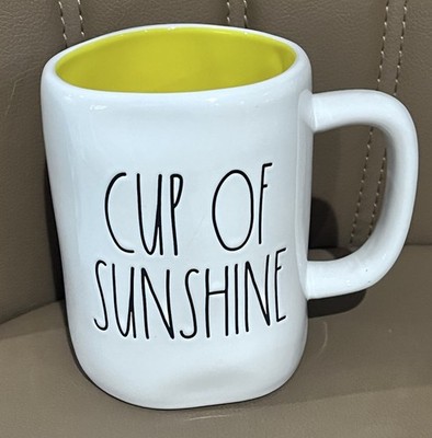Rae Dunn   Cup Of Sunshine  Mug/ Cup -Artisan Collection- Height 5 , Magenta