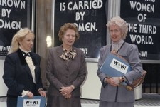 Pida Ripley founder of WomenAid Prime Minister Margaret Thatcher M- Old Photo