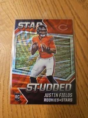 2021 Panini Rookies & Stars - Star Studded Justin Fields #SS-24 Red Wave (RC)