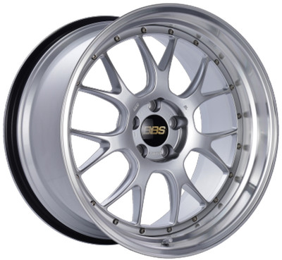 BBS Fits LM-R 20x9.5 5x120 ET23 Diamond SilveR CenteR Diamond Cut Lip Wheel