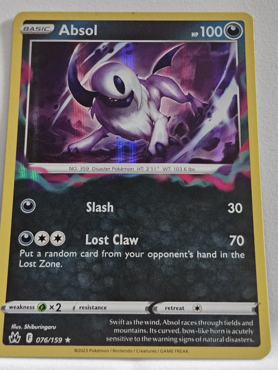 Absol 076/159 SWSH: Crown Zenith for sale | eBay