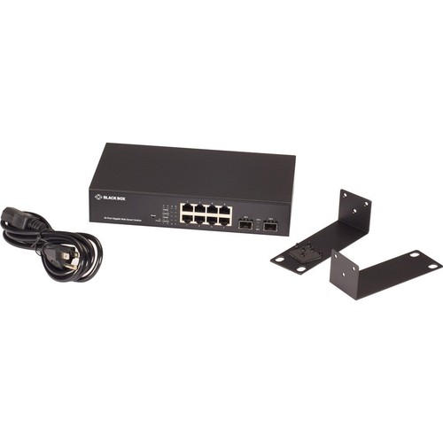 Conmutador Ethernet Gigabit inteligente web serie LGB700 Black Box - SFP (lgb710a) - Imagen 3 de 5
