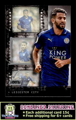 2016 Stadium Club Premier League Contact Sheet #CS-8 Riyad Mahrez Leicester City