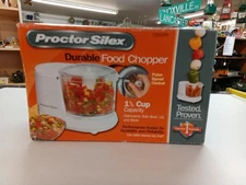 Proctor Silex Durable Food Chopper 1.5 Cup Capacity