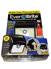 New AS SEEN ON TV Ever Brite Motion-Activated Solar Power LED Light