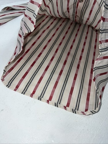 New Children’s Pink Stripped White House Long Sleeve Pearl Snap Shirt. XL S-39 - 第 10/11 張圖片