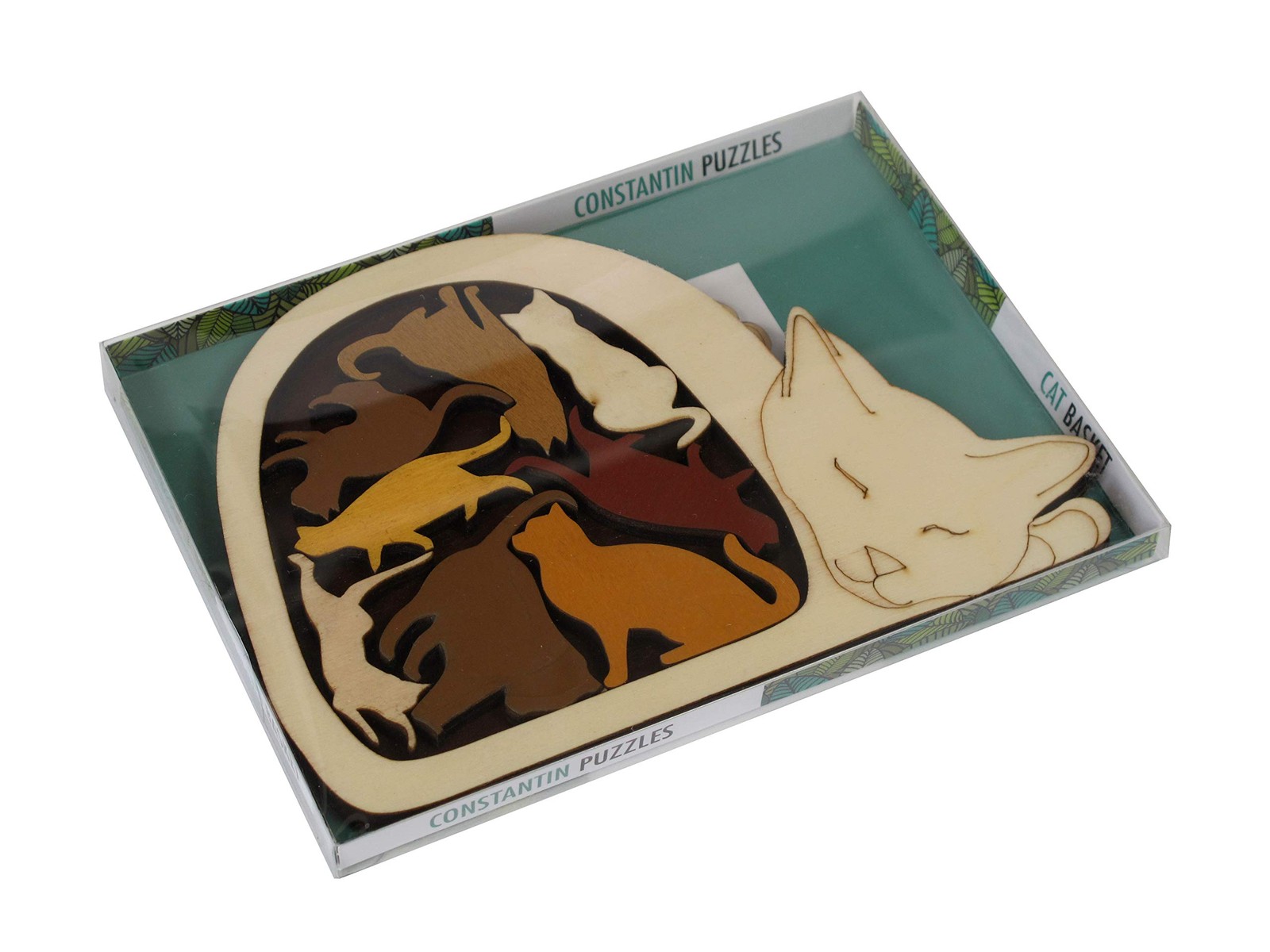 Constantin C5069 Cat Basket Puzzle, Natural