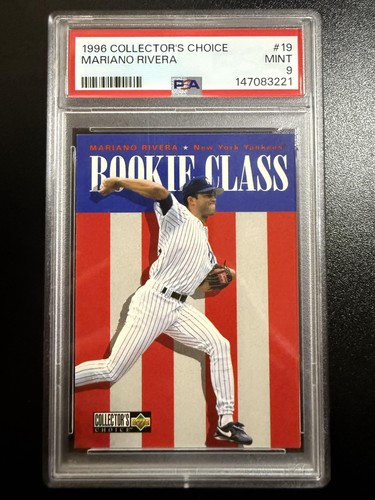 1996 Collector's Choice #19 Mariano Rivera PSA 9