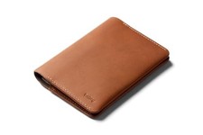 Passport Cover Travel Wallet Leather Card Holder Slim Caramel Billfold