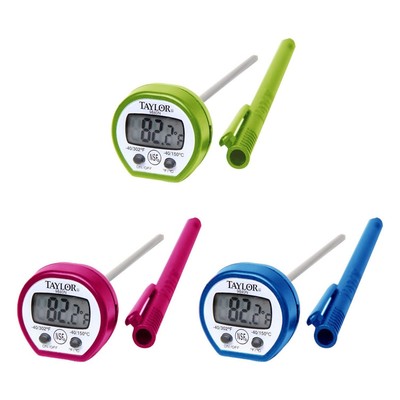 Taylor Classic Digital Instant Read Thermometer, Assorted Colors
