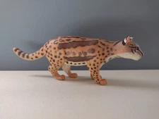 Rare K&M International Ocelot Miniature Toy Plastic Animal Figure