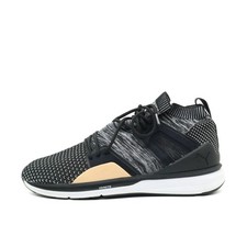 PUMA Herren IGNITE Limitless Schuhe Schwarz/Grau Textil Leicht Sneaker EU 41