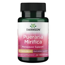 Swanson Pueraria Mirifica with B6 and B12 60 Veggie Capsules