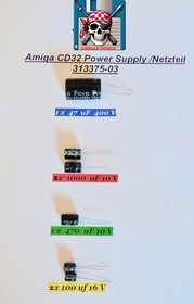 🕹️ AMIGA CD 32 CD32 Power Supply / PSU / P.313375-03 / Elko / Replacement 🕹️