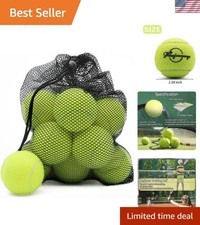 Tennis Balls, 12 Pack Advanced Training Tennis Balls Practice Balls, Come wit...