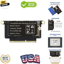 FM17A 256GB PCIE 3.0x4 NVME 3D NAND TLC Flash SSD for MacBook Pro Retina A170...
