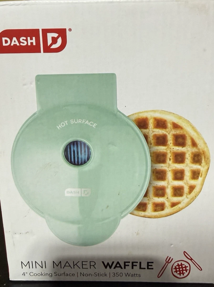 Dash 4" cooking surface small Non-Stick Waffles Maker 350 watts light green new
Opens in a new windo