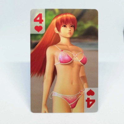 4 Heart KASUMI DEAD OR ALIVE Extreme 2 Playing Cards KOEI TECMO JAPAN GAME