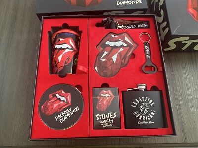 NEW in Box* Rolling Stones Hackney Diamonds Tour 2024 VIP Gift Box