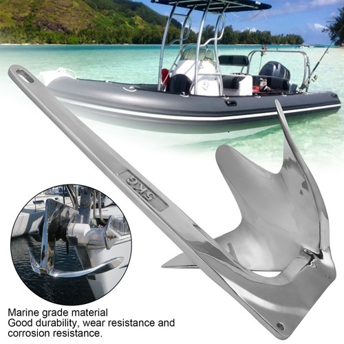 Bootsanker 5kg Edelstahl 316 Grapnel - Klauenanker Für Kajak Boot Yacht
