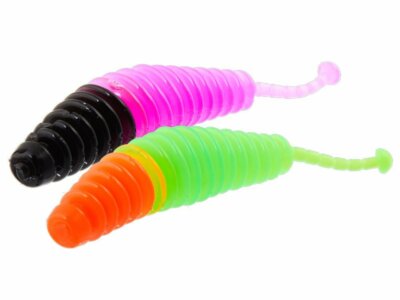 Lucky John Trick Worm 2 inch 50mm 10pcs Soft Bait Trout Perch COLORS
