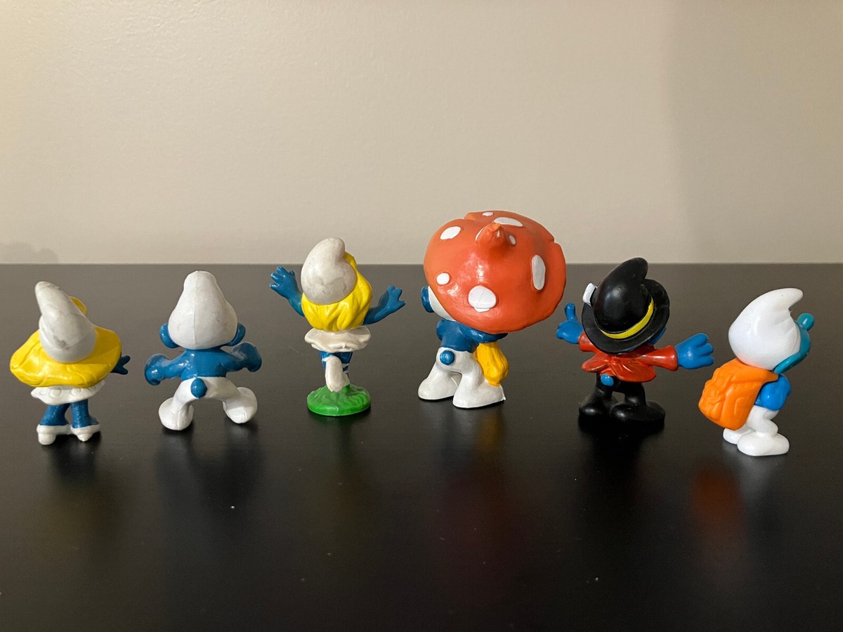 Vintage 1970s / 80s Mini Smurf Figurine Toy Assortment | eBay