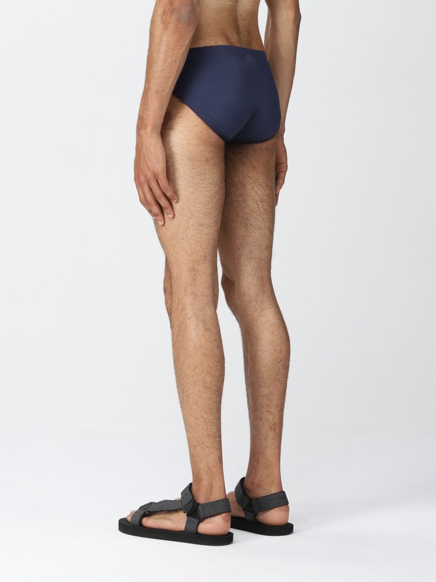 Emporio Armani EA7 men navy blue logo classic Swim brief swimwear