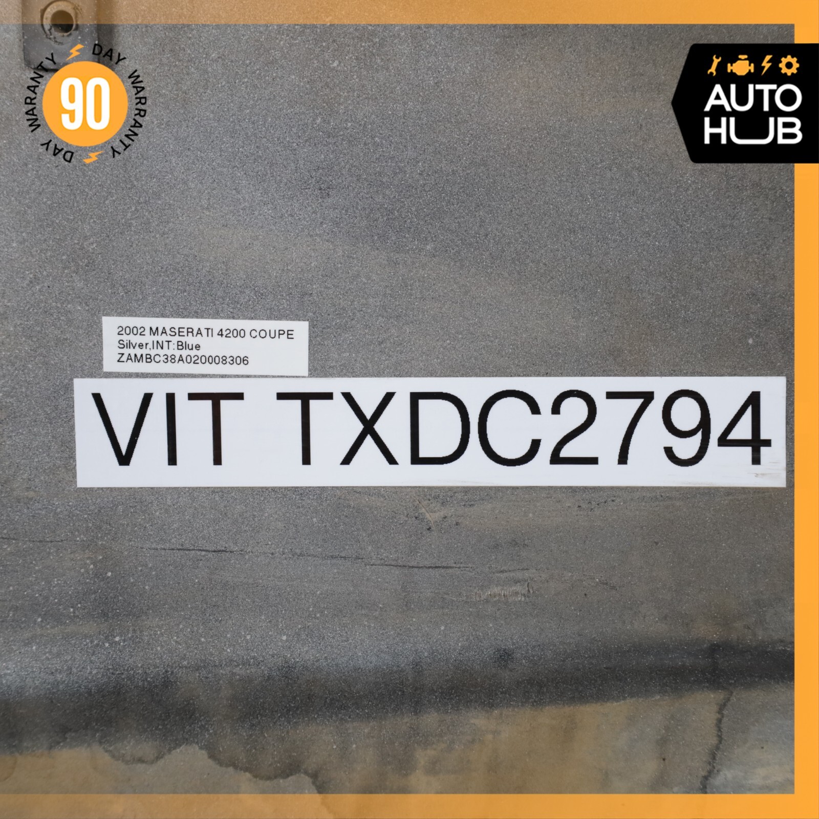 02-04 Maserati M138 4200 Coupe Cambiocorsa Rear Bumper Cover Assembly OEM 20k