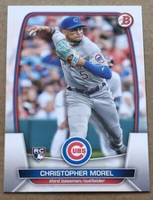 2023 Bowman Christopher Morel #34 RC Rookie Chicago Cubs Baseball Card. rookie card picture