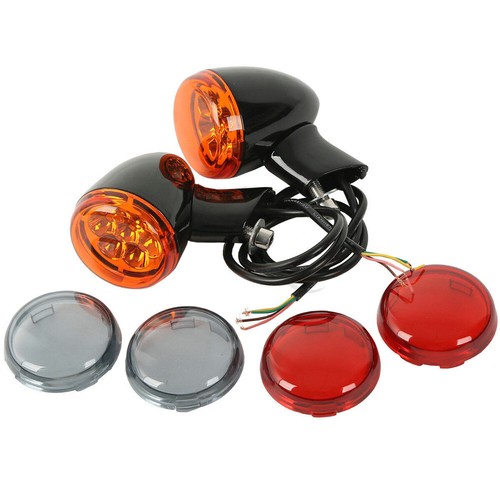 Turn Signals Indicators Lights Fits for Harley XL883 Sportster 1989-1992 - Picture 10 of 12