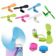 Portable Mini Micro USB Mobile Phone Fan Cooler Cooling For iPhone Android Phone