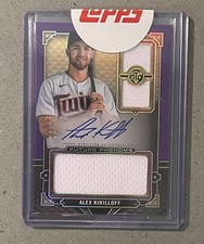 2022 Topps Triple Threads - Future Phenoms Relic Auto Amethyst /75 Twins