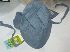 NEW FLAP HAPPY - Baby Hat Cap - UPF 50 - XS Extra Small Blue NEW NWT X119