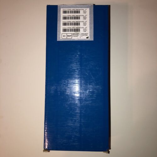 United Ortho 61012 3-panelowy immobilizer kolana, 12" niebieski z czarnymi paskami regulowany - Zdjęcie 1 z 8