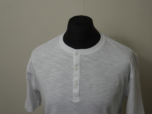 Sorbino T-Shirt - 3 Knöpfe weiß Baumwolle Größe Extra Large XL (R417) - Bild 2 von 8