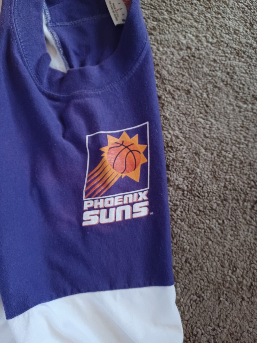 Vintage 90s Phoenix Suns Nutmeg Shirt NBA Basketball Size L Made